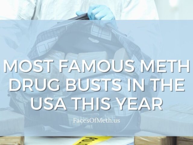 Most Famous Meth Drug Busts in The USA This Year